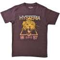Camiseta DEF LEPPARD - Hysteria Tour 87 MARRÓN