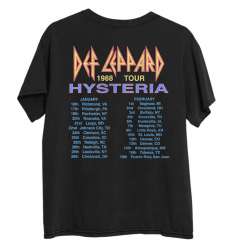 Camiseta DEF LEPPARD - Hysteria Tour 88 2