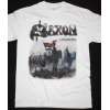 Camiseta SAXON - Crusader Blanca