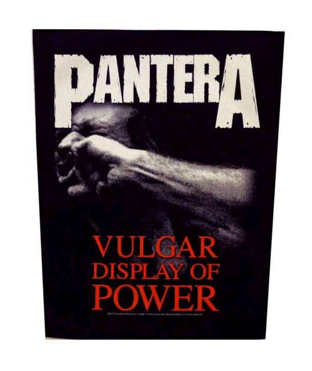 Parche para espalda PANTERA - Vulgar Display Of Power