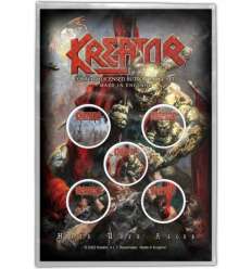Chapas KREATOR - Hate Uber Alles - Set de 5
