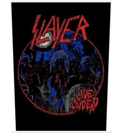 Parche para espalda SLAYER - Live Undead