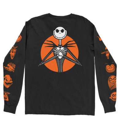 Camiseta Manga Larga PESADILLA ANTES DE NAVIDAD - Personajes Naranja Camiseta Manga Larga PESADILLA ANTES DE NAVIDAD - Personajes Naranja