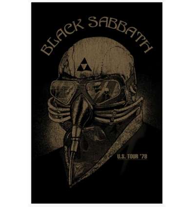 Bandera BLACK SABBATH - US Tour 78