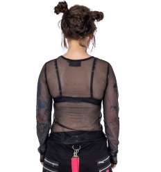 Camiseta Top Rejilla para Chica Future Manga larga 2