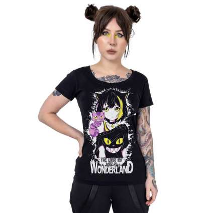 Camiseta Gótica para chica Lost My Way Wonderland