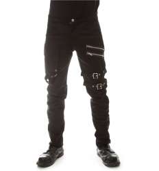 Pantalón Elástico Cloudy Marrón Negro