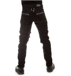 Pantalón Elástico Cloudy Marrón Negro 2