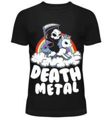 Camiseta para chica DEATH METAL CLOUDS