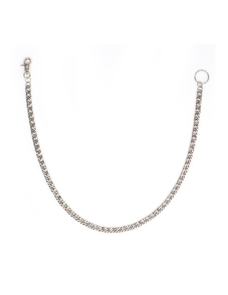 Cadena para Cartera / Llaves Plana Cromada