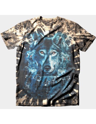 Camiseta Lobo Motoristas Full Print