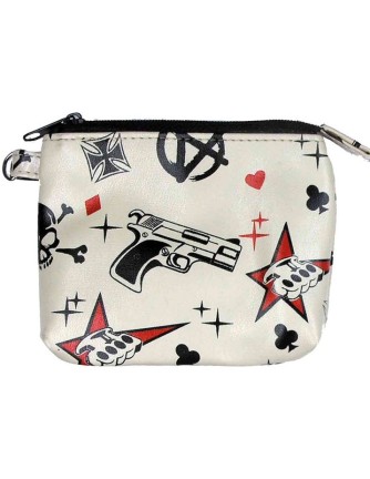 Monedero Calaveras Cartas 2