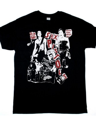 Camiseta SEX PISTOLS - Anarchy Collage