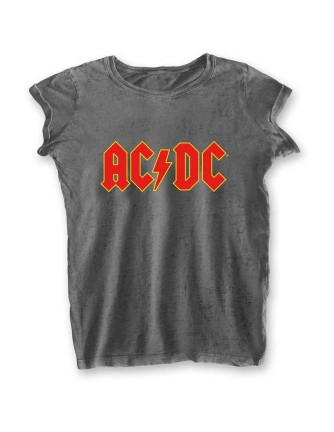 Camiseta para chica ACDC - Classic Logo Gris