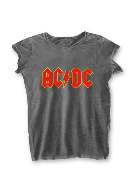 Camiseta para chica ACDC - Classic Logo Gris