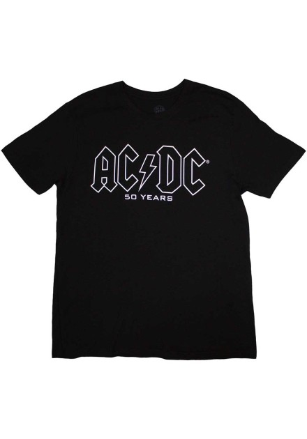 Camiseta ACDC - Logo Historia 50 años