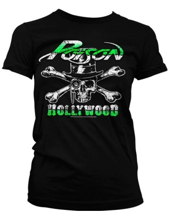 Camiseta para chica POISON - Calavera Hollywood