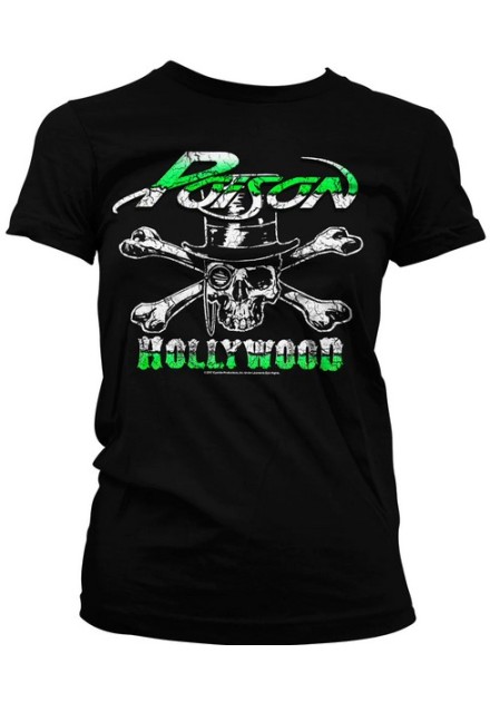 Camiseta para chica POISON - Calavera...