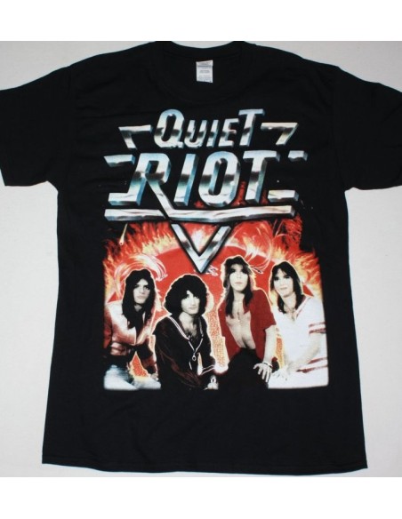 Camiseta QUIET RIOT - Fuego 1978