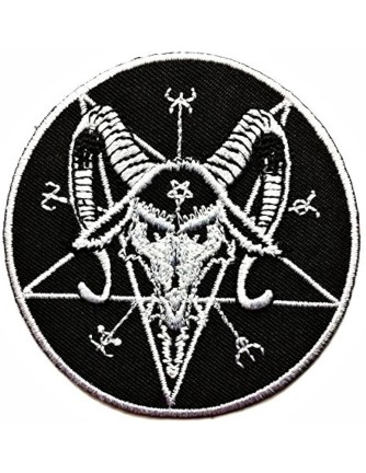 Parche Baphomet Pentagrama Bordado