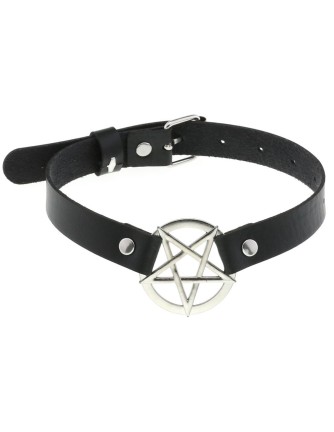 Collar Gótico Pentagrama Vegano