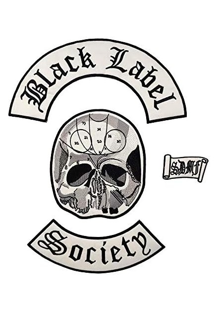 Pack Parches para espalda BLACK LABEL SOCIETY ( 4 piezas)