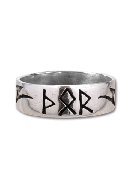 Anillo Runas Thor Acero