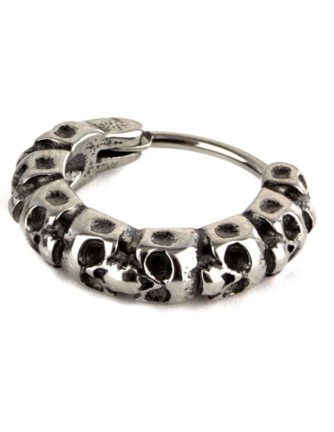 Pendientes Calaveras Acero (par) 2