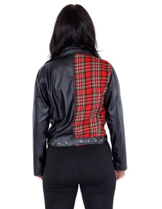 Chaqueta Cruzada Escocesa para chica 2