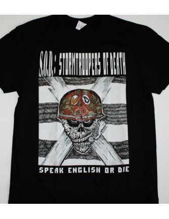 Camiseta SOD - Speak English Or Die