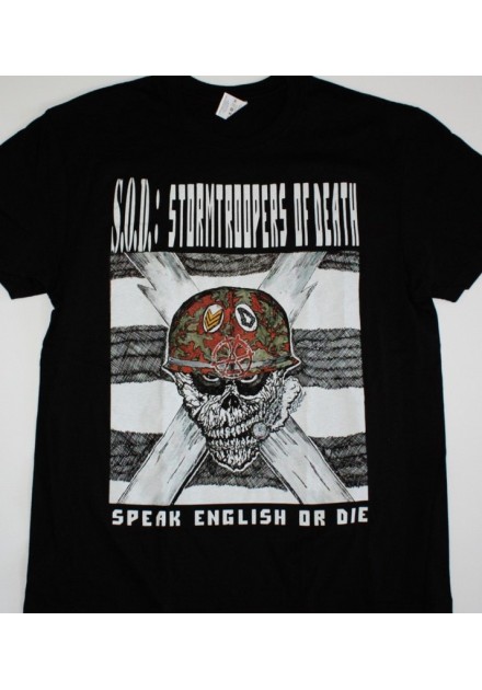 Camiseta SOD - Speak English Or Die