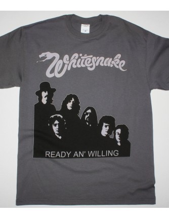 Camiseta WHITESNAKE - Ready And Willing Gris