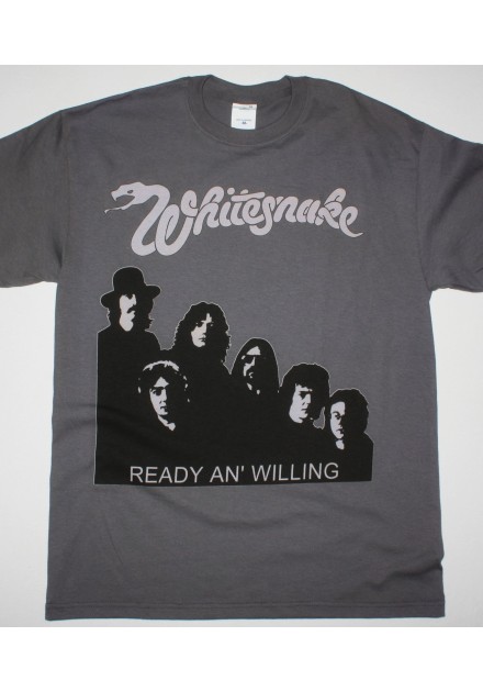 Camiseta WHITESNAKE - Ready And Willing Gris