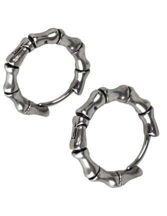 Pendientes Huesos Acero (par)