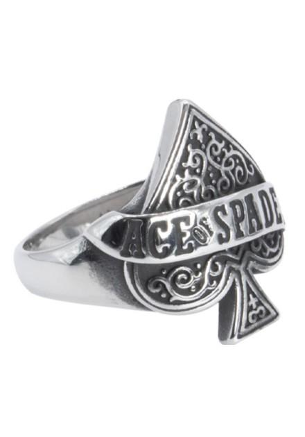 Anillo Ace Of Spades As de Picas Acero