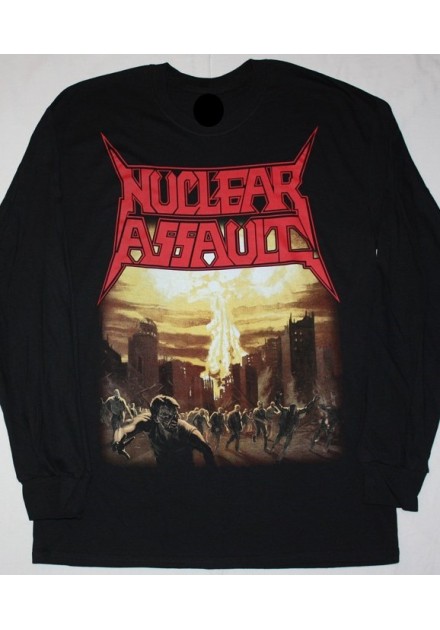 Camiseta NUCLEAR ASSAULT - Game Over Manga Larga