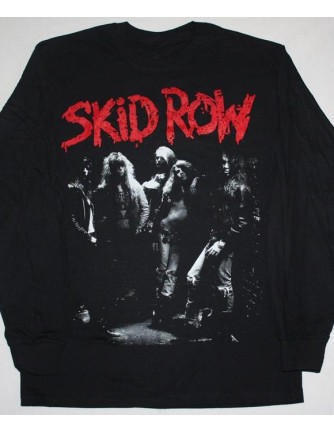 Camiseta SKID ROW - Foto B/N Manga Larga