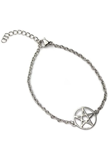 Pulsera Pentagrama Acero