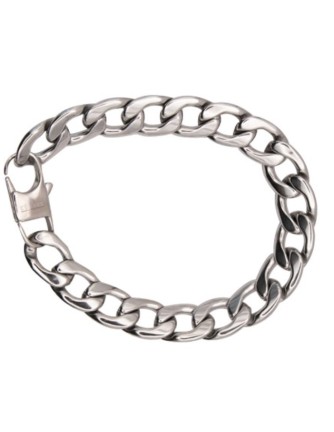 Pulsera Cadena Curva Acero 21 cm.
