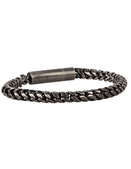 Pulsera Redonda Acero Envejecido