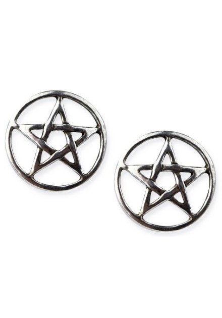 Pendientes Pentagramas Plata