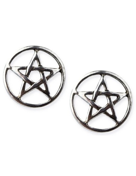 Pendientes Pentagramas Plata