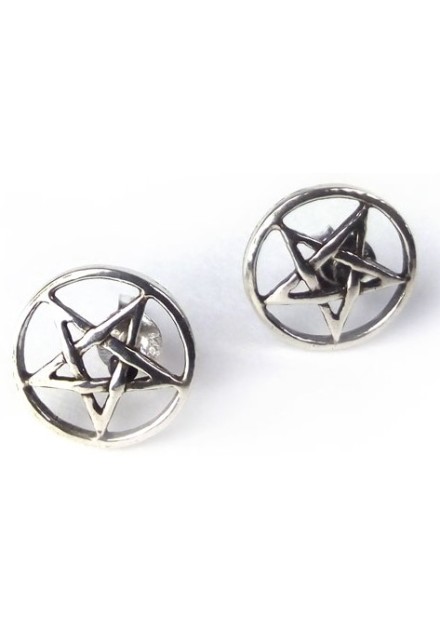 Pendientes Pentagramas Plata