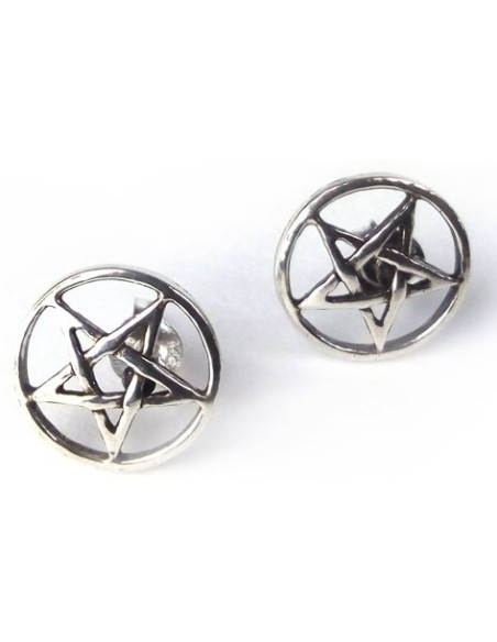 Pendientes Pentagramas Plata