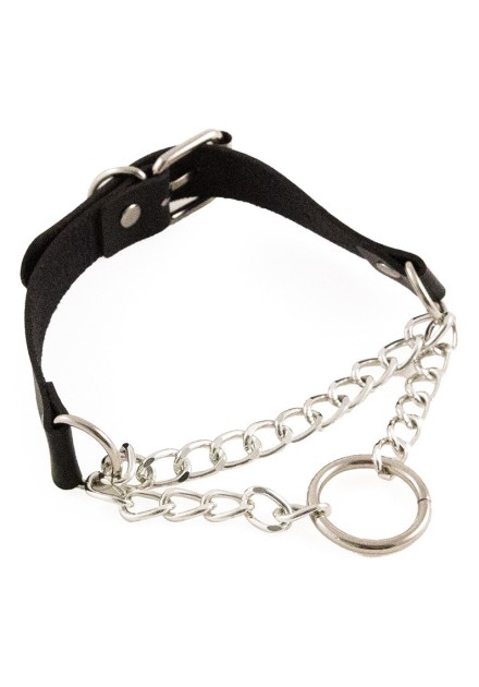 Collar Chocker Slave Aro Cadenas