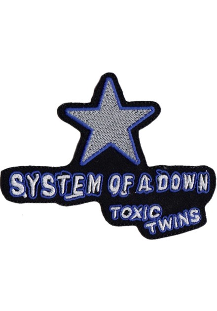 Parche SYSTEM OF A DOWN - Estrella Azul Bordado