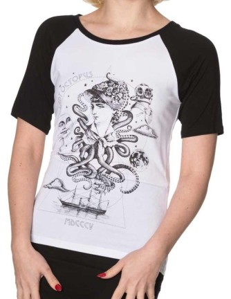 Camiseta Top para chica Lady Octopus