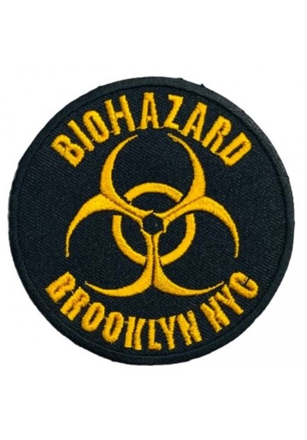 Parche Biohazard Redondo bordado