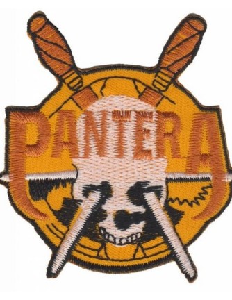 Parche PANTERA - Calavera Bordado