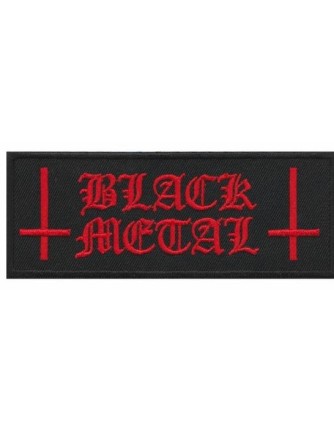 Parche BLACK METAL Bordado